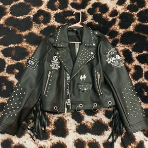Studded Leather Jacket 😎